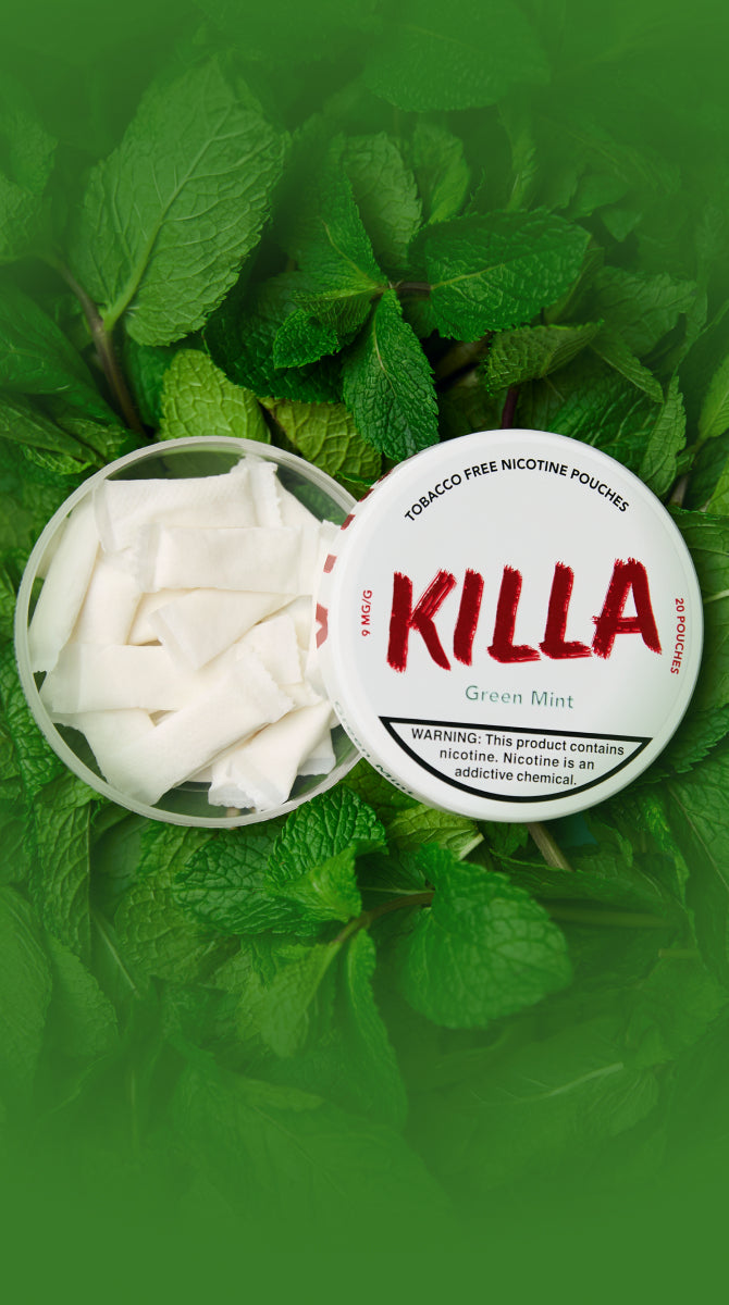 green mint 50 mg nicotine pouches