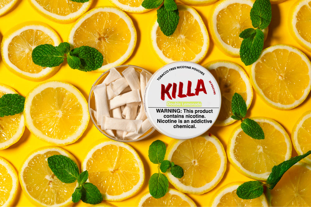 killa double lemonade pouches