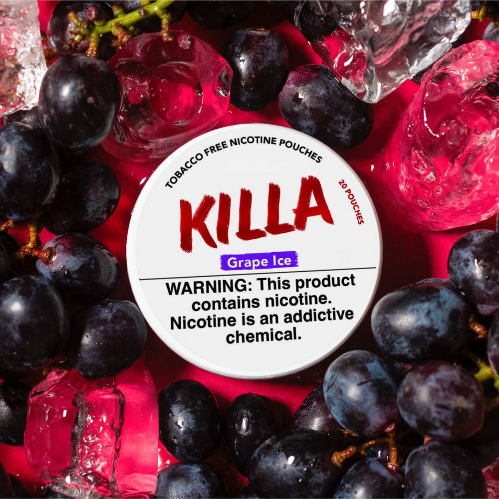 killa grape ice nicotine pouches