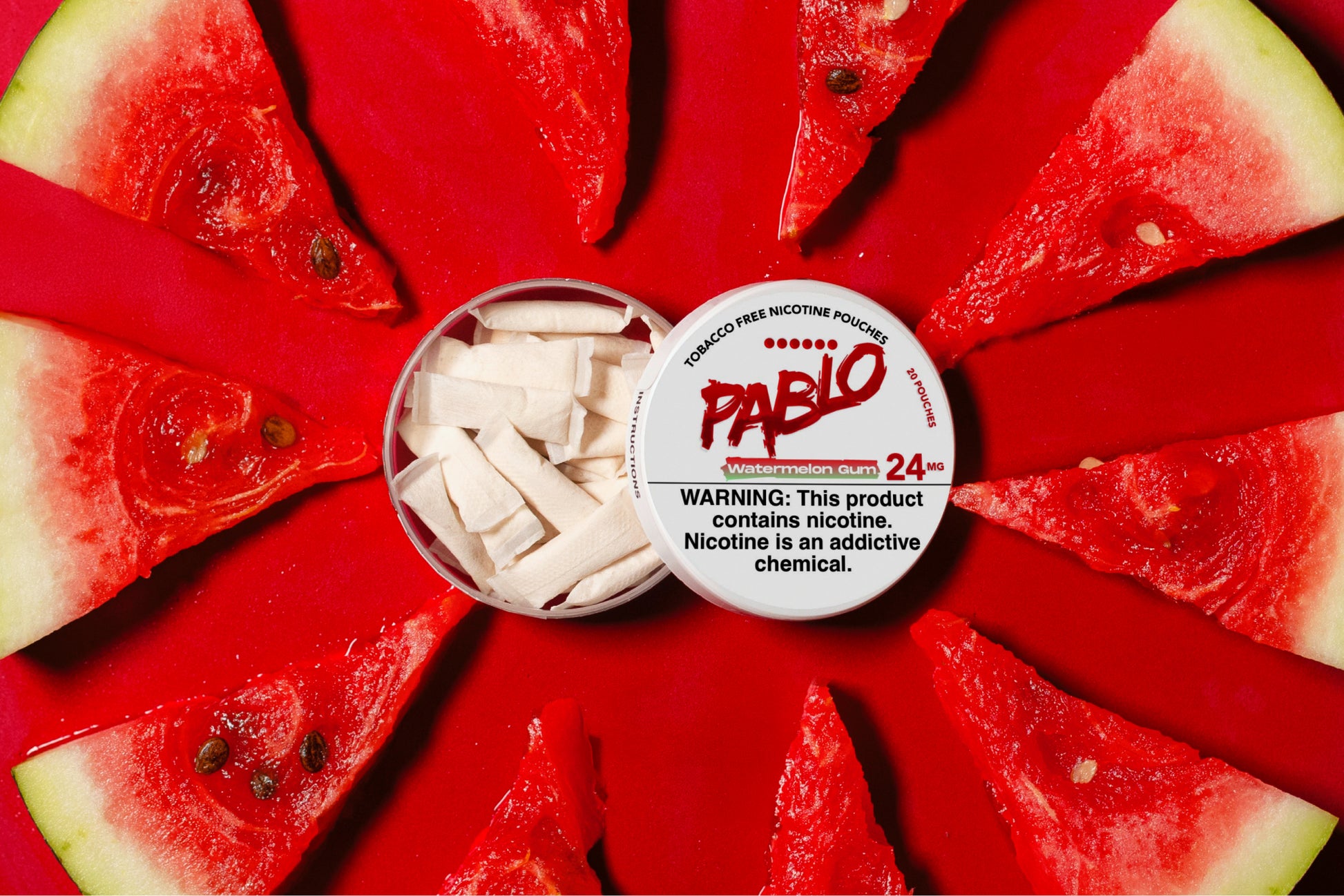 pablo watermelon gum