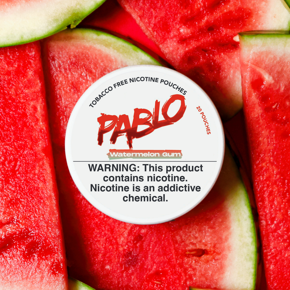 pablo watermelon gum pouches
