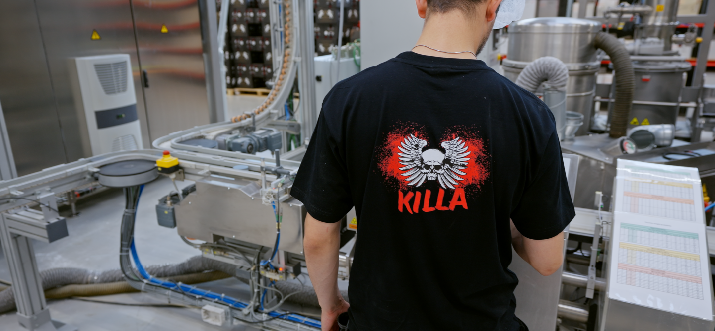 killa nicotine pouches production