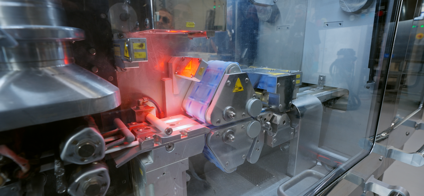 production nicotine pouch