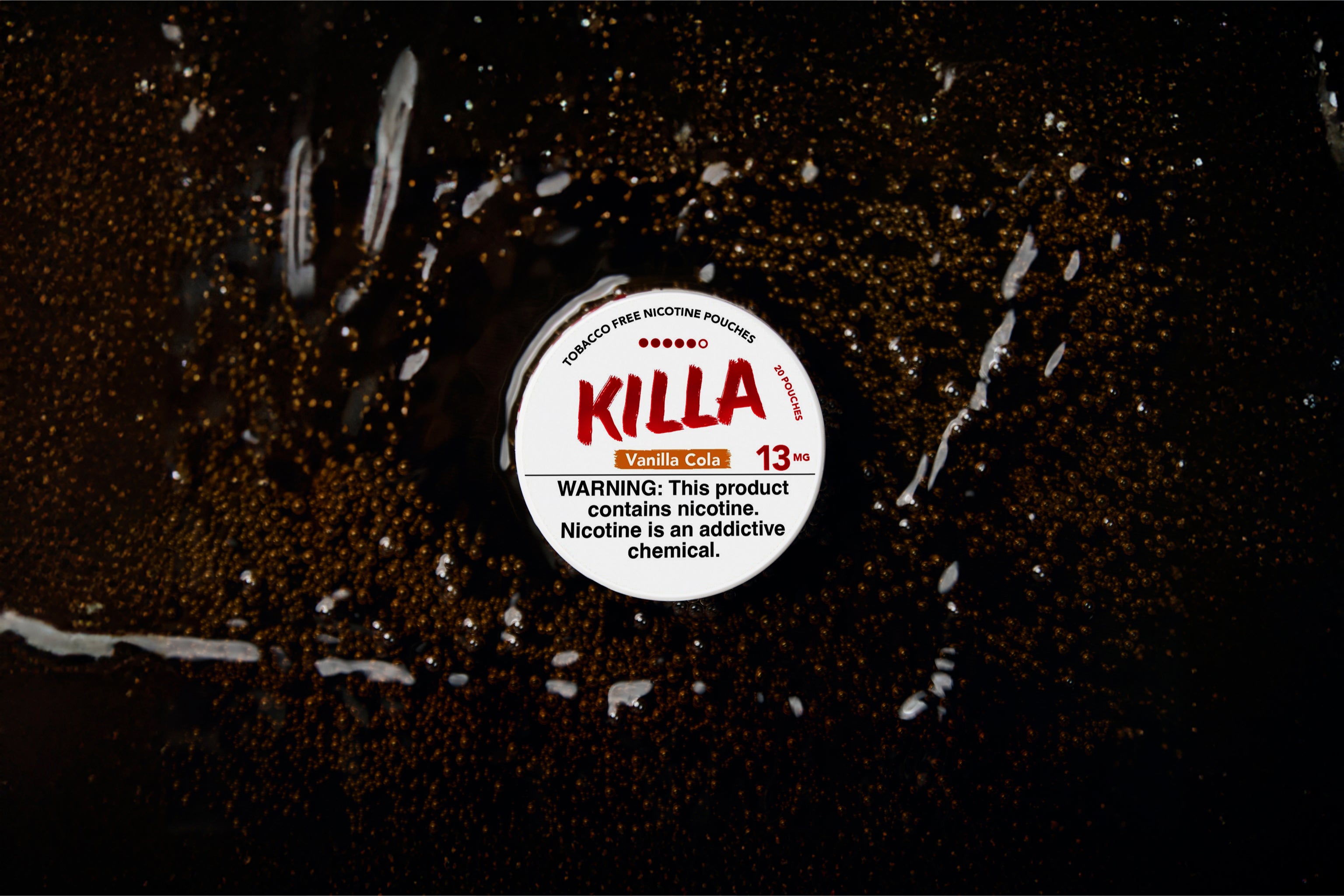 Killa Vanilla Cola 13mg | Flavored Nicotine Pouches with Vanilla