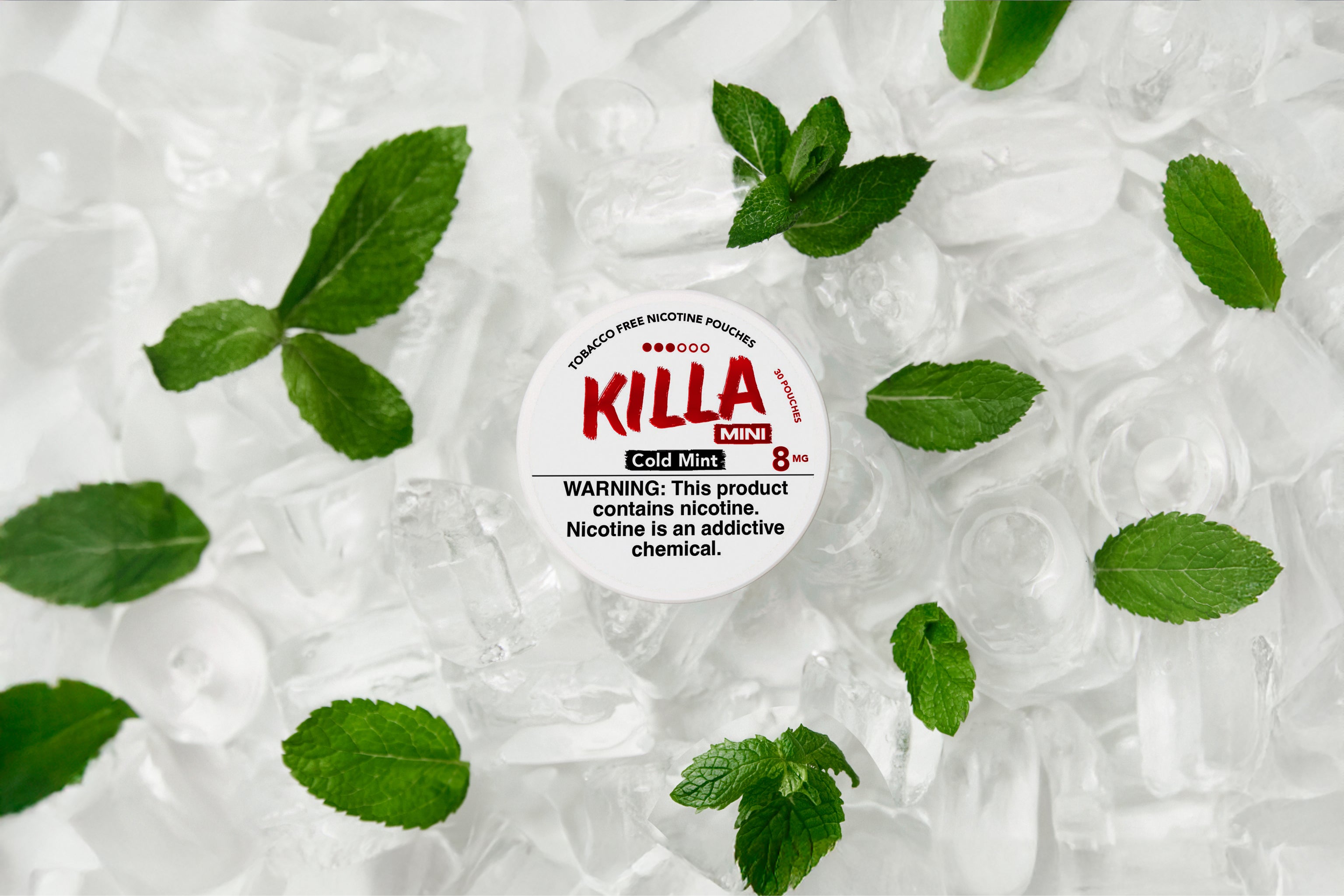 Killa Cold Mint Mini 8mg | Icy Mint Nicotine Pouch in Mini Size