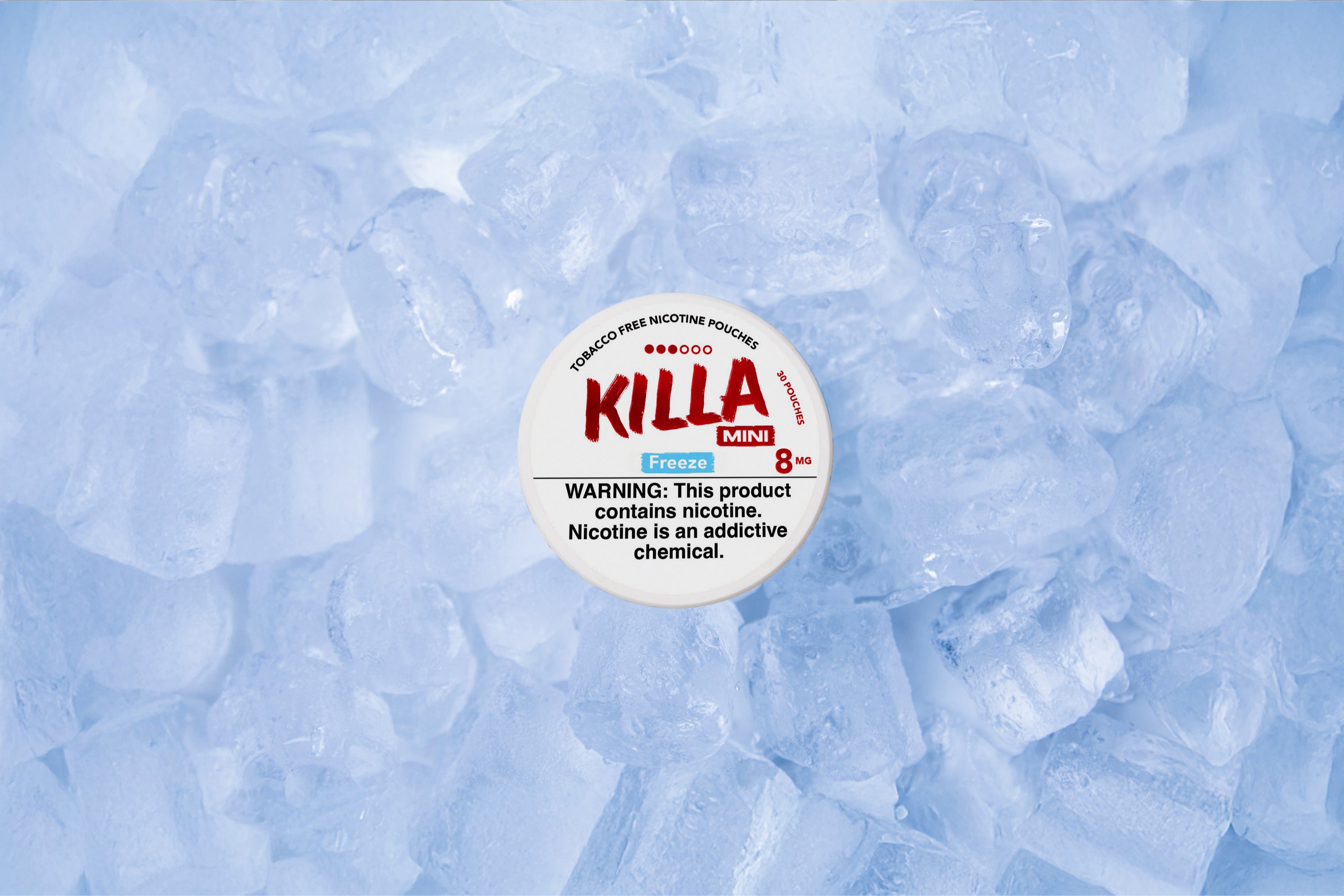 Killa Freeze Mini Pouch 8mg | Flavored Nicotine Pouches – FeelKick