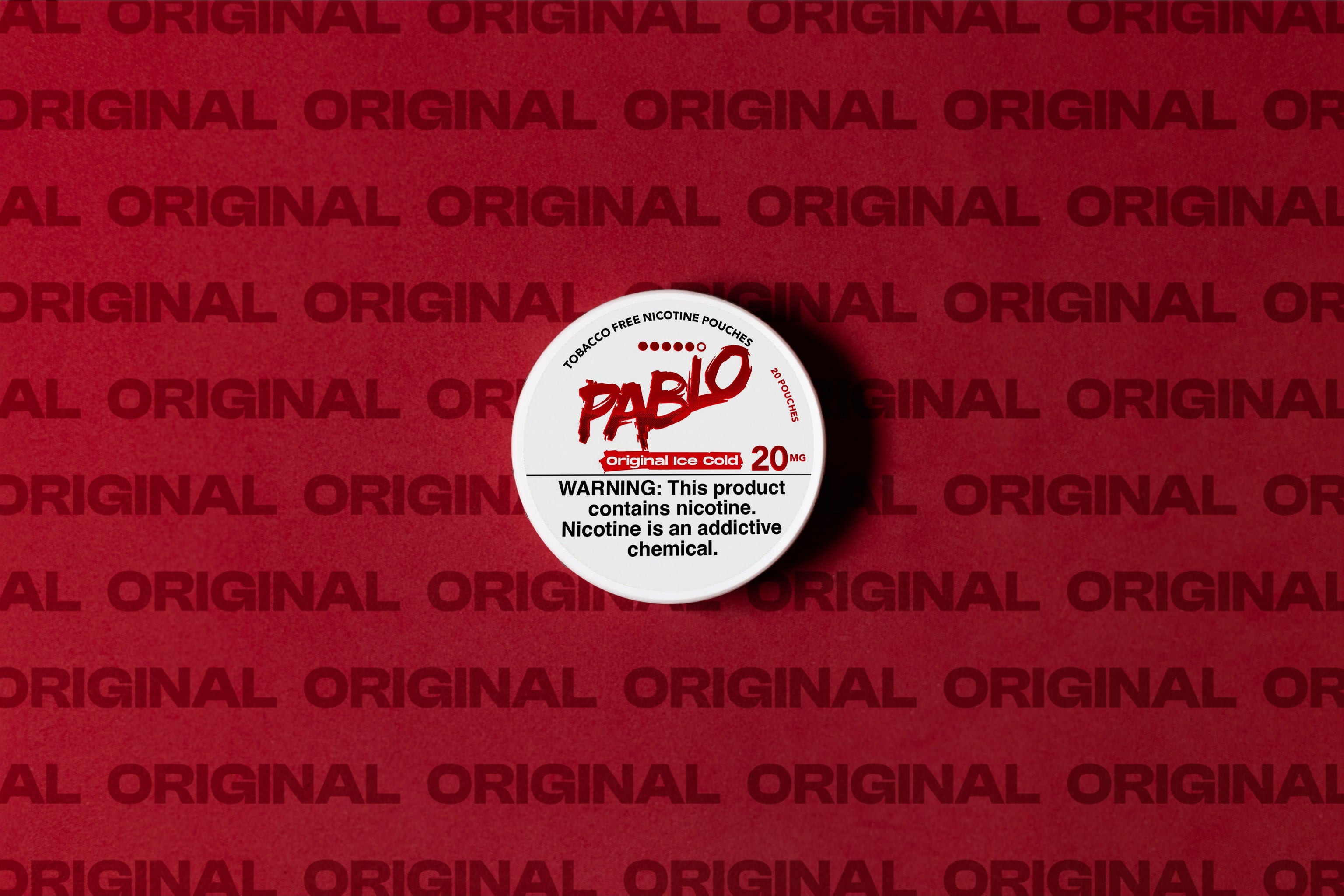 Pablo Original Ice Cold Nicotine Pouch | Classic Icy Mint Hit